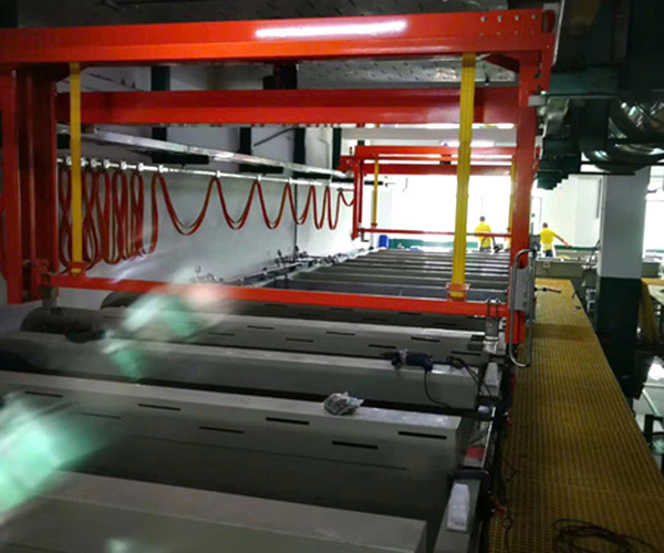 Fully automatic stretch film production line